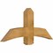 Ekena Millwork Bellingham Rough Sawn Timber Gable Bracket, Western Red Cedar, 48"W x 22"H x 4"D x 6"F, 11/12 Pitch GBW048X22X0406BEL00RWR - alternate 3